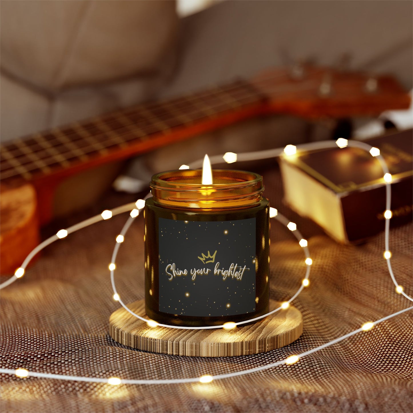 Scented Candle, Coconut Apricot Wax (4oz)